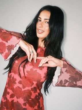 BE RIGHT THERE MESH DRESS - ZOCO